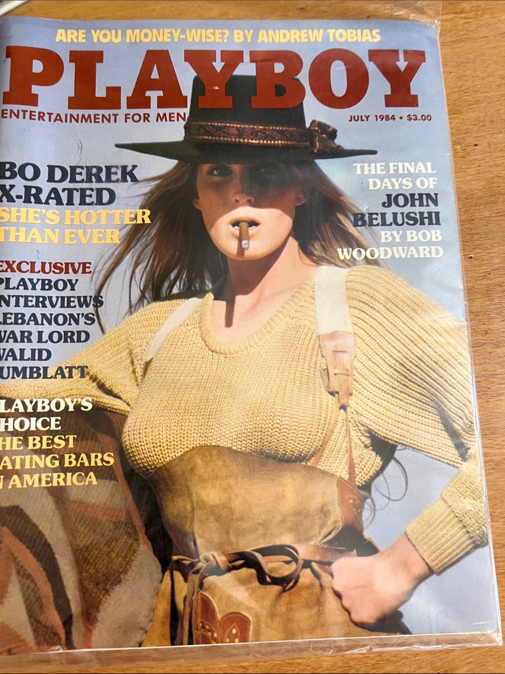 PLAYBOY Yellow Knit Sweater Cover with Brown Suede Accents